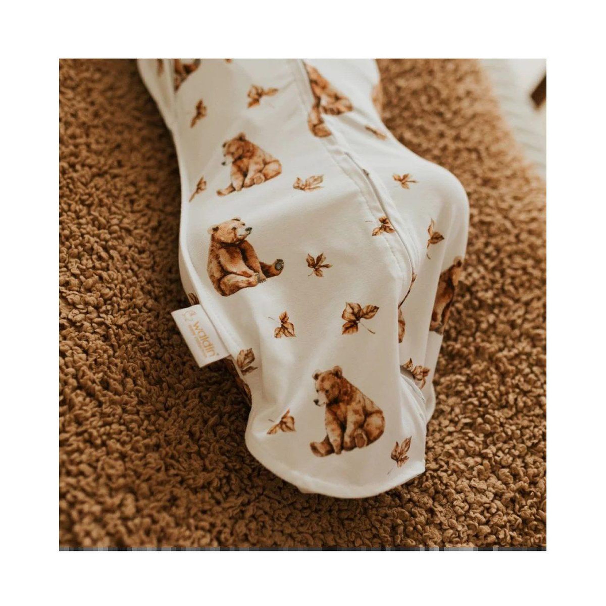 Voir la diapositive 3 : WALDIN Lange d'emmaillotage - taille S - white, bears