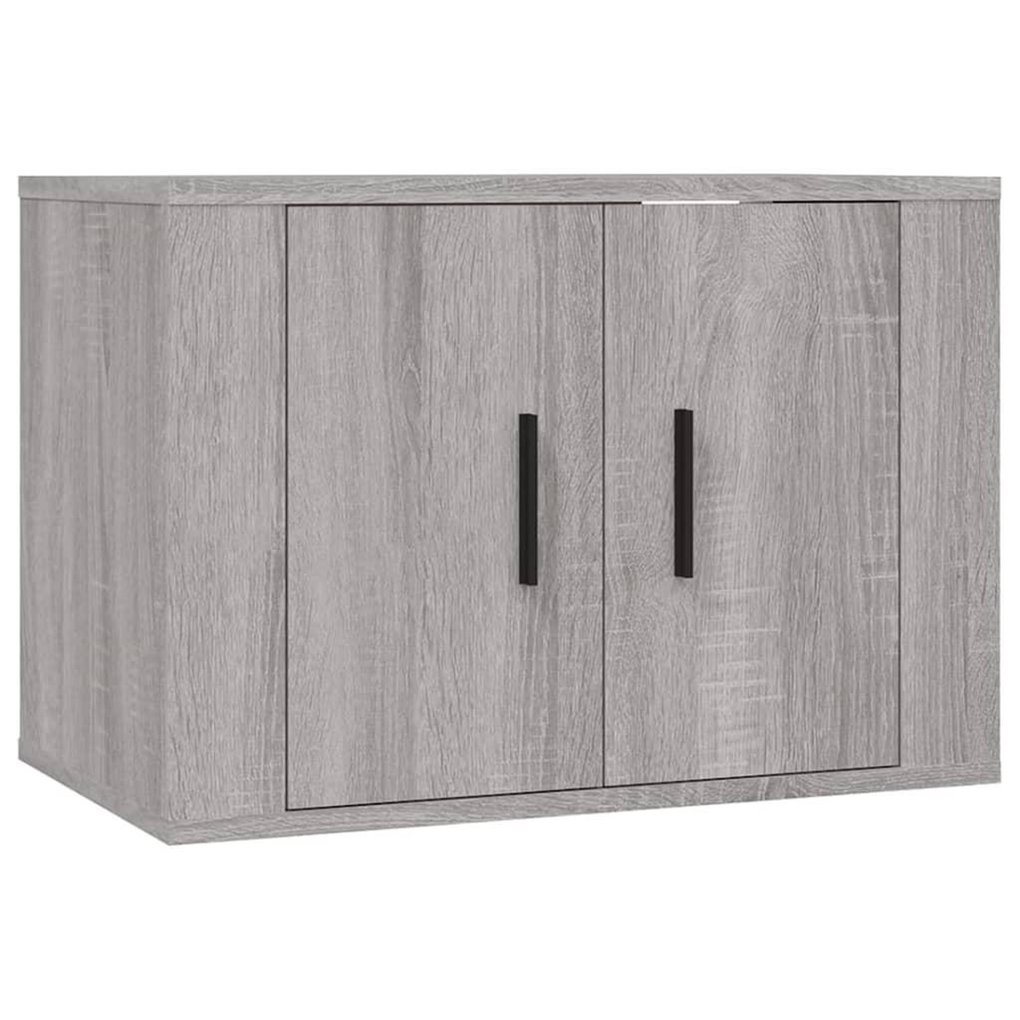 Voir la diapositive 4 : VIDAXL Ensemble de meubles TV 4 pcs Sonoma gris Bois d'ingenierie