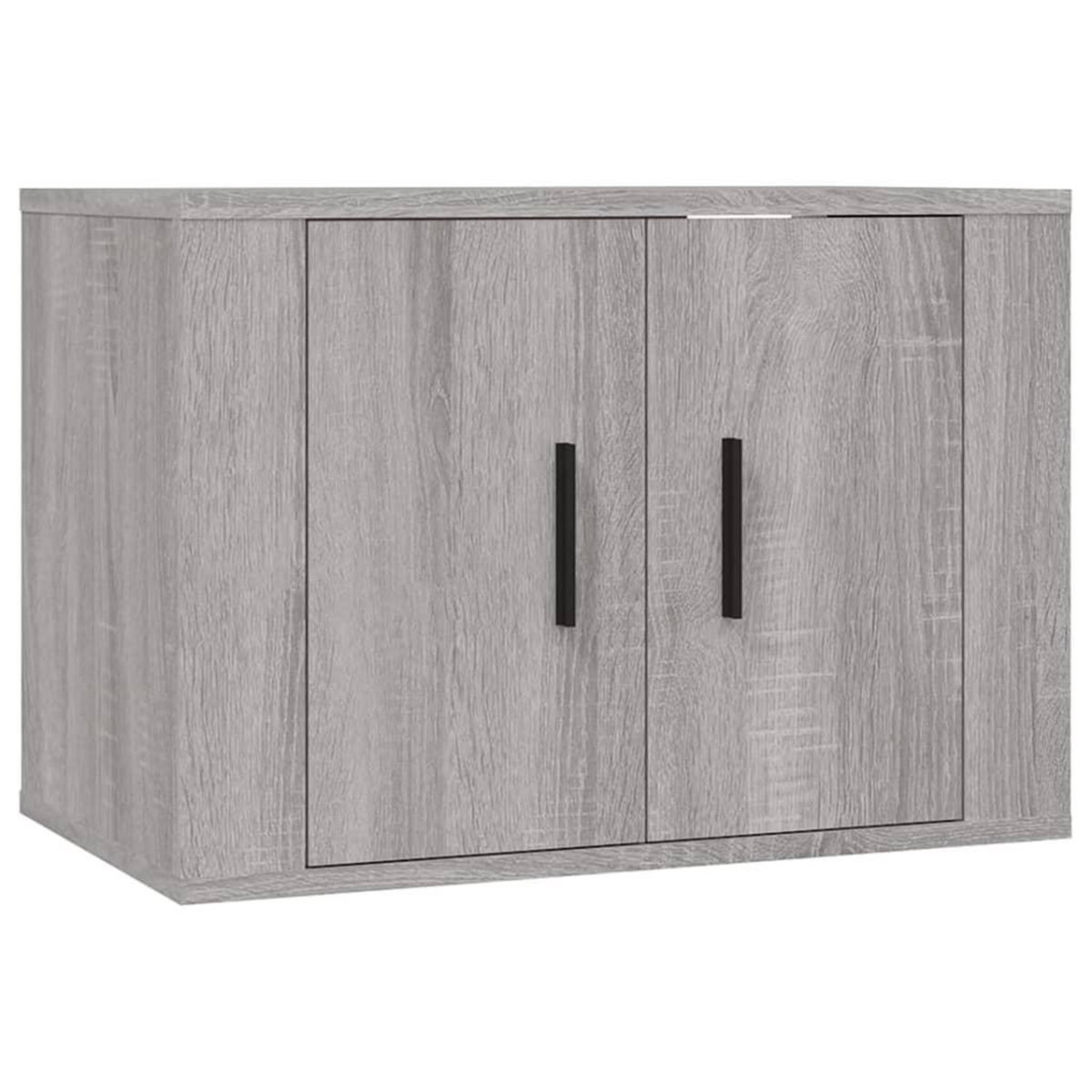 VIDAXL Ensemble de meubles TV 4 pcs Sonoma gris Bois d'ingenierie