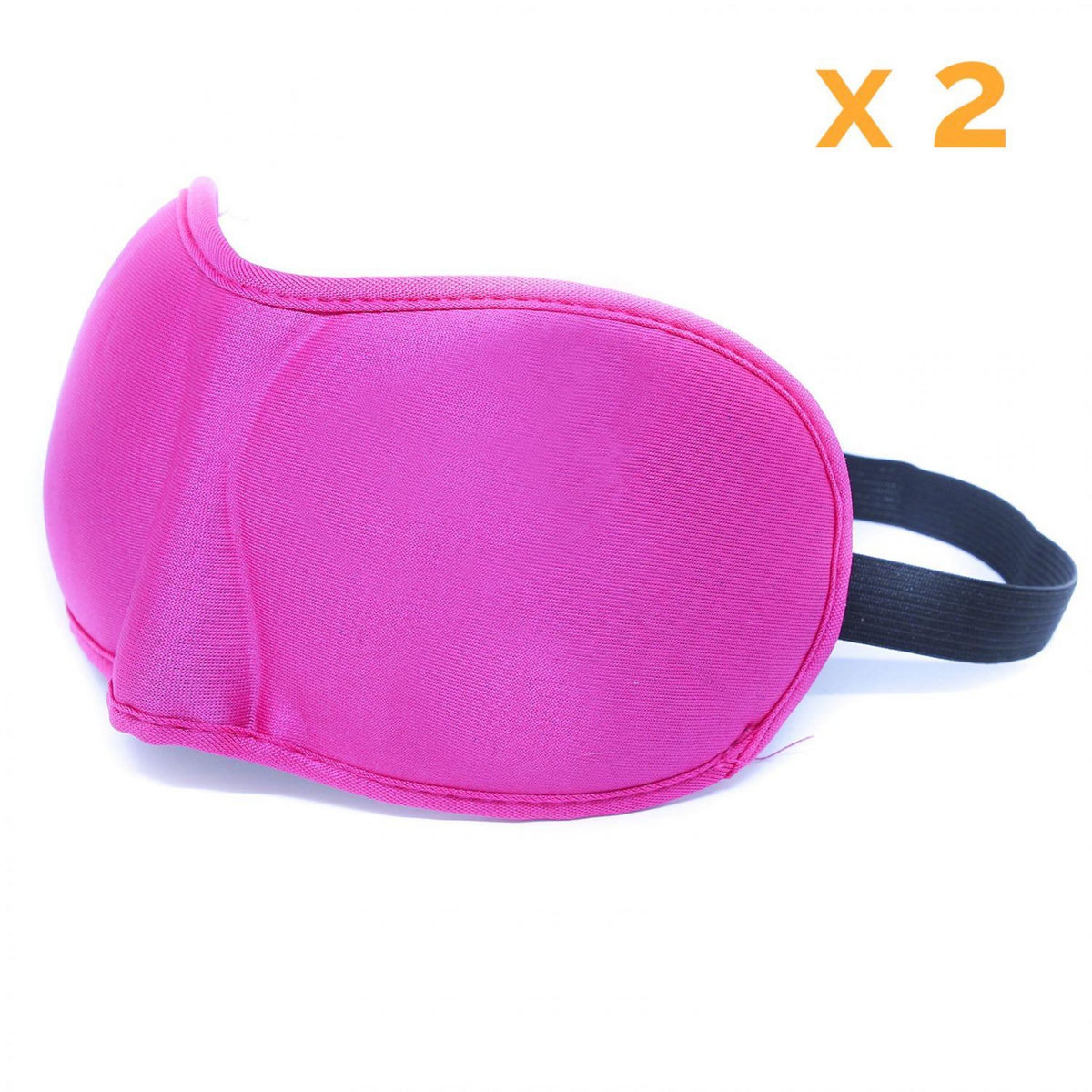 VIVEZEN Lot de 2 masques de nuit, sommeil, voyage avec serre tête élastique