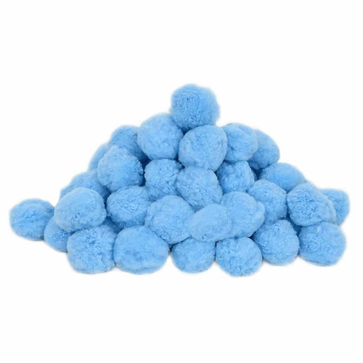 VIDAXL Boules anti-bacteriennes filtrantes de piscine bleu 2100 g PE