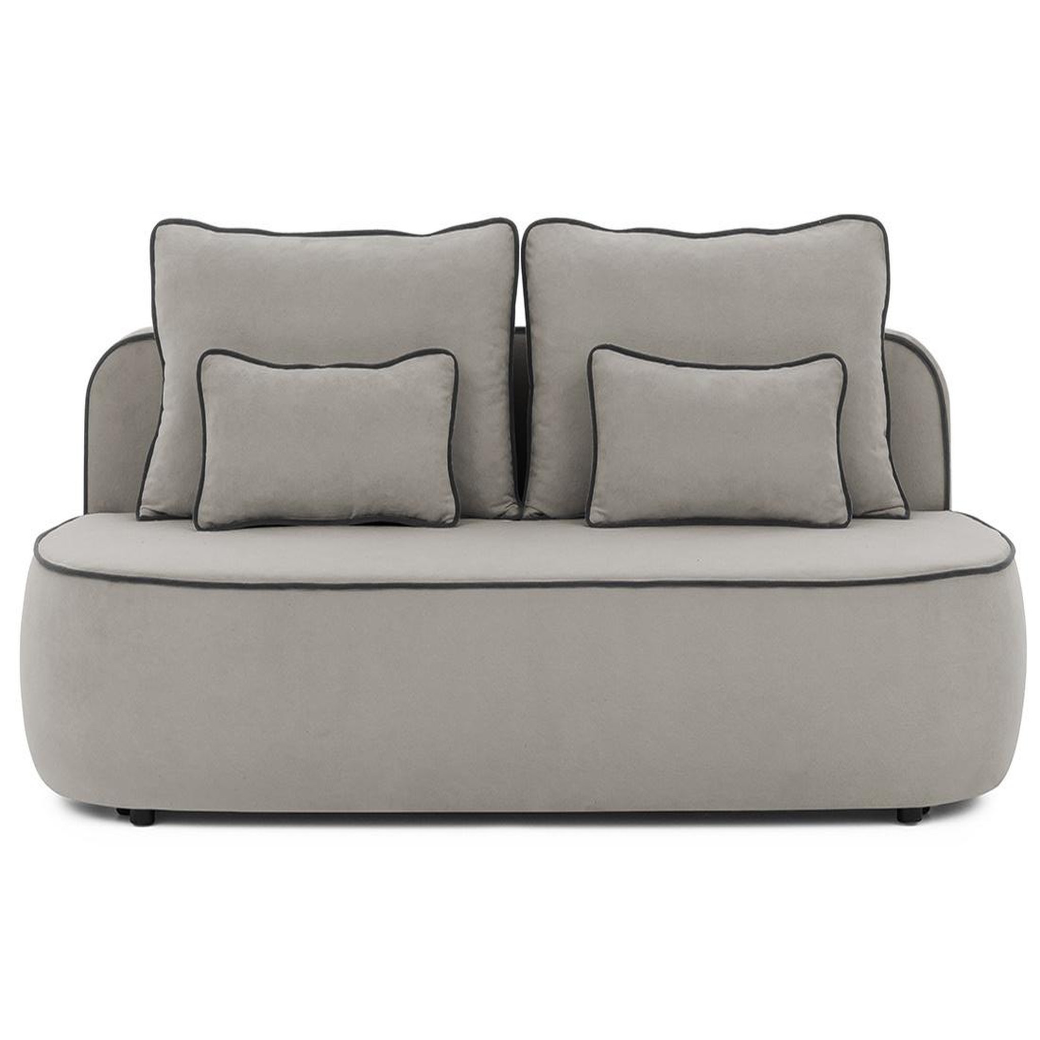 Voir la diapositive 6 : BEST MOBILIER Laurine - canapé droit 3 places convertible avec coffre en velours