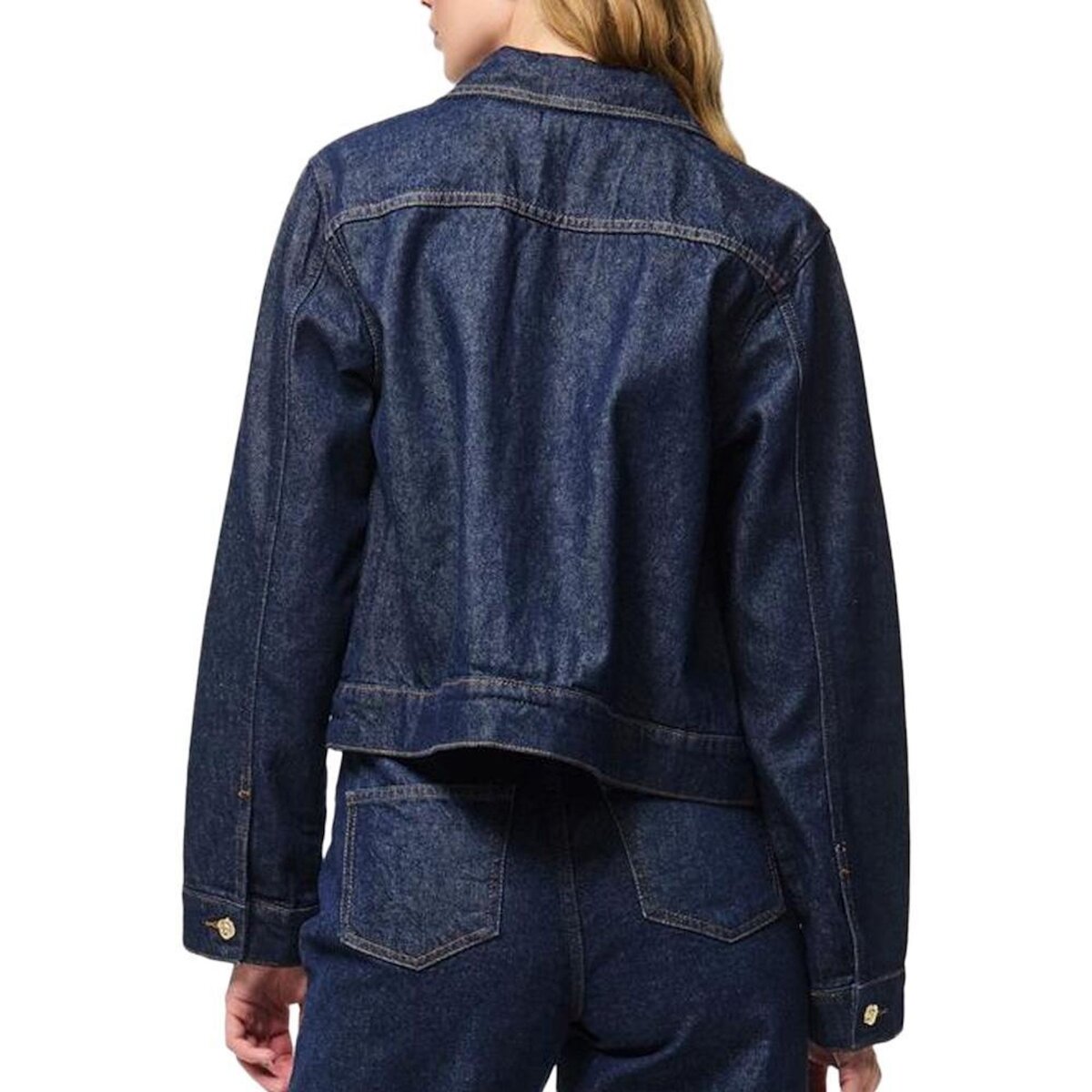 Pieces Veste en Jean   Brut Femme Pieces Denim