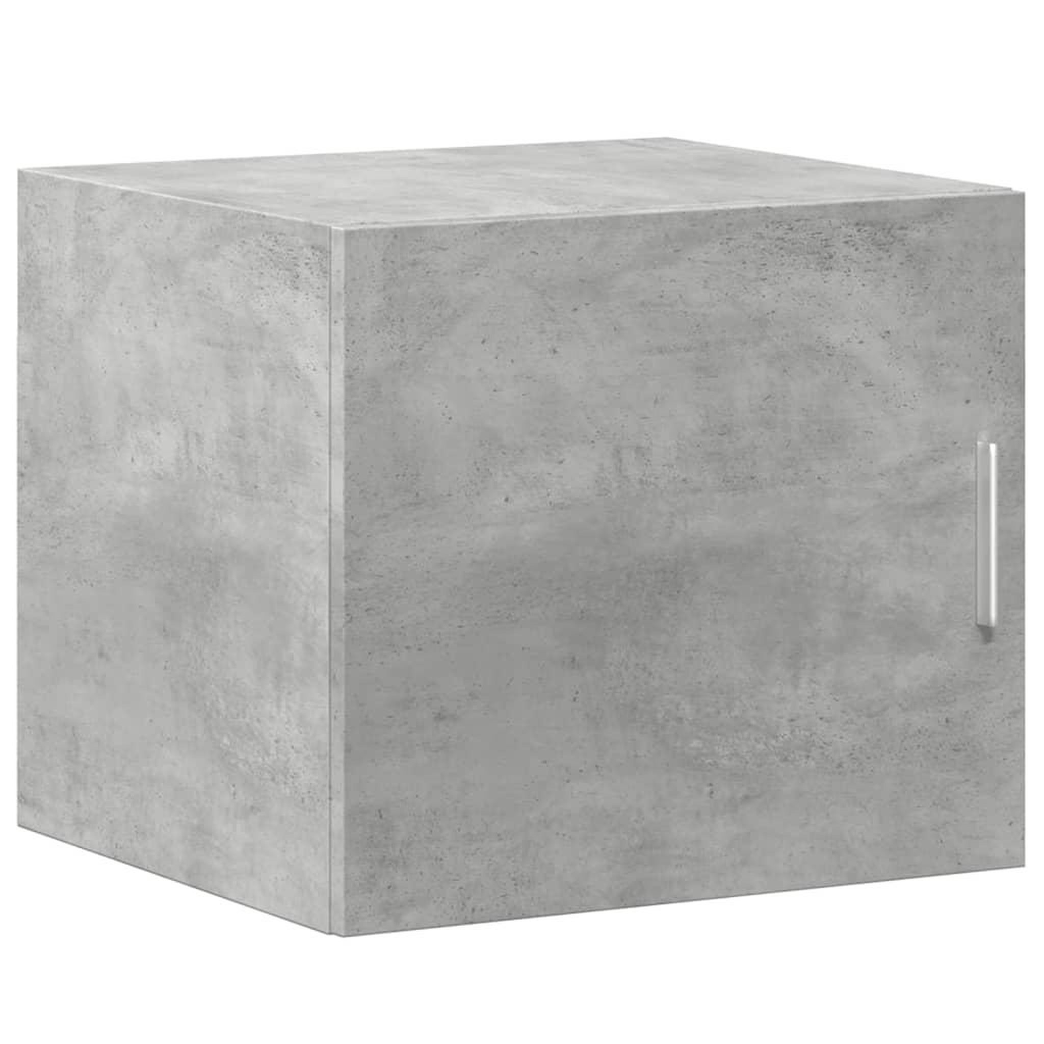 Voir la diapositive 2 : VIDAXL Armoire murale gris beton 45x42,5x40 cm bois d'ingenierie