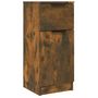 Voir la diapositive 2 : VIDAXL Buffet Chene fume 30x30x70 cm Bois d'ingenierie