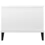 VIDAXL Table basse Blanc brillant 90x50x40 cm Bois d'ingenierie