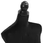 VIDAXL Buste de couture Mannequin de Femme Noir