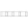 Voir la diapositive 4 : VIDAXL Cage pour chien avec portes gris 8x2x1,5 m acier galvanise