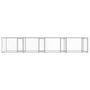 Voir la diapositive 4 : VIDAXL Cage pour chien avec portes gris 8x2x1,5 m acier galvanise