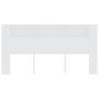 Voir la diapositive 3 : VIDAXL Armoire de tete de lit Blanc 200x18,5x104,5 cm