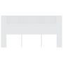 Voir la diapositive 3 : VIDAXL Armoire de tete de lit Blanc 200x18,5x104,5 cm