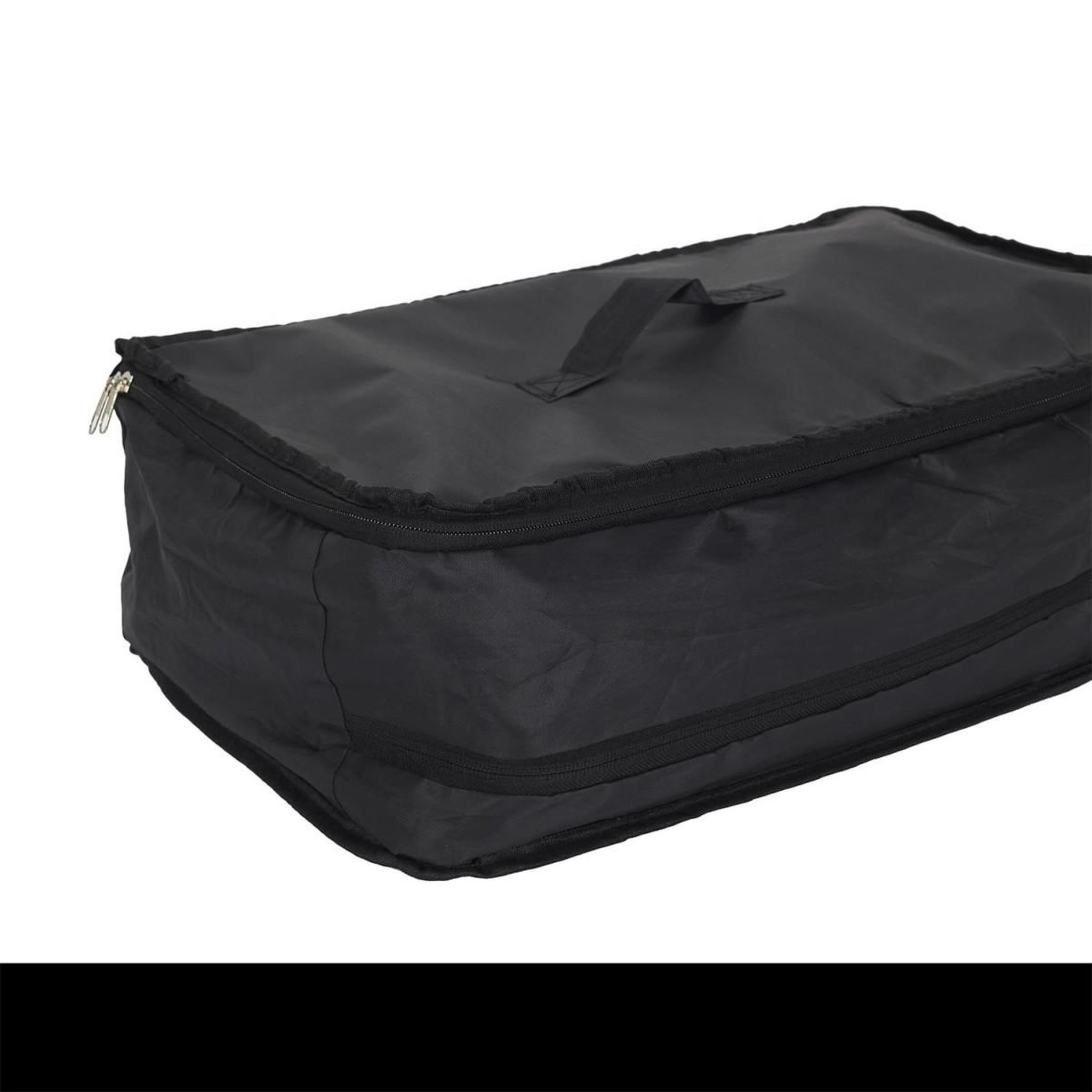 Voir la diapositive 2 : JET LAG Penderie de voyage filet  pliable  57cm noir