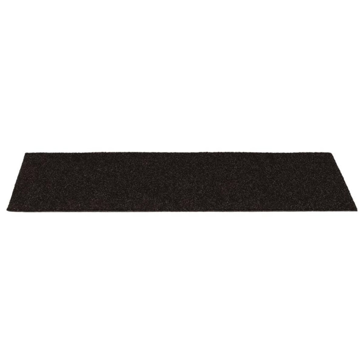 VIDAXL Tapis d'escalier autocollants Rectangulaire 15 pcs 60x25 cm