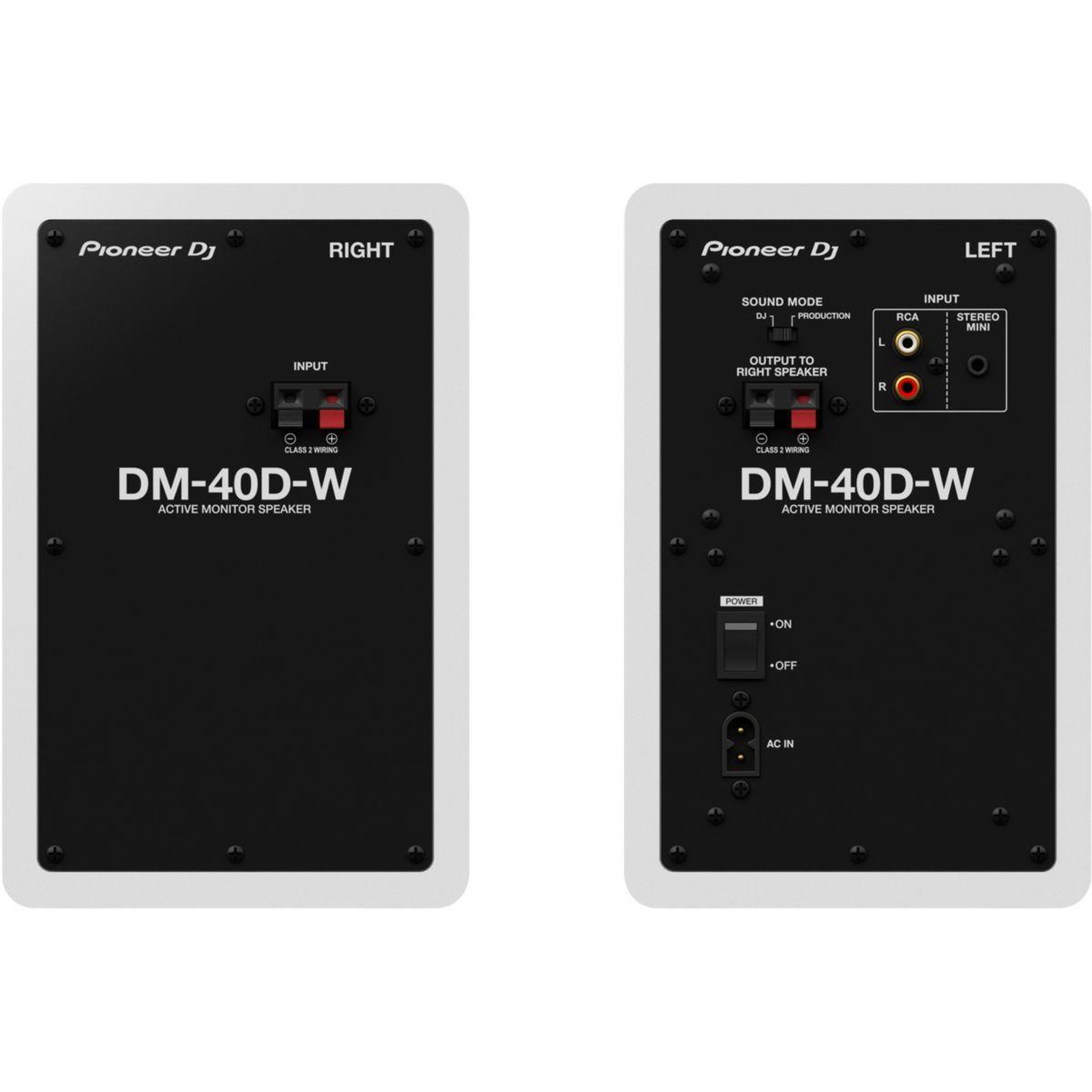Voir la diapositive 3 : Pioneer Enceinte surround DM-40D x 2