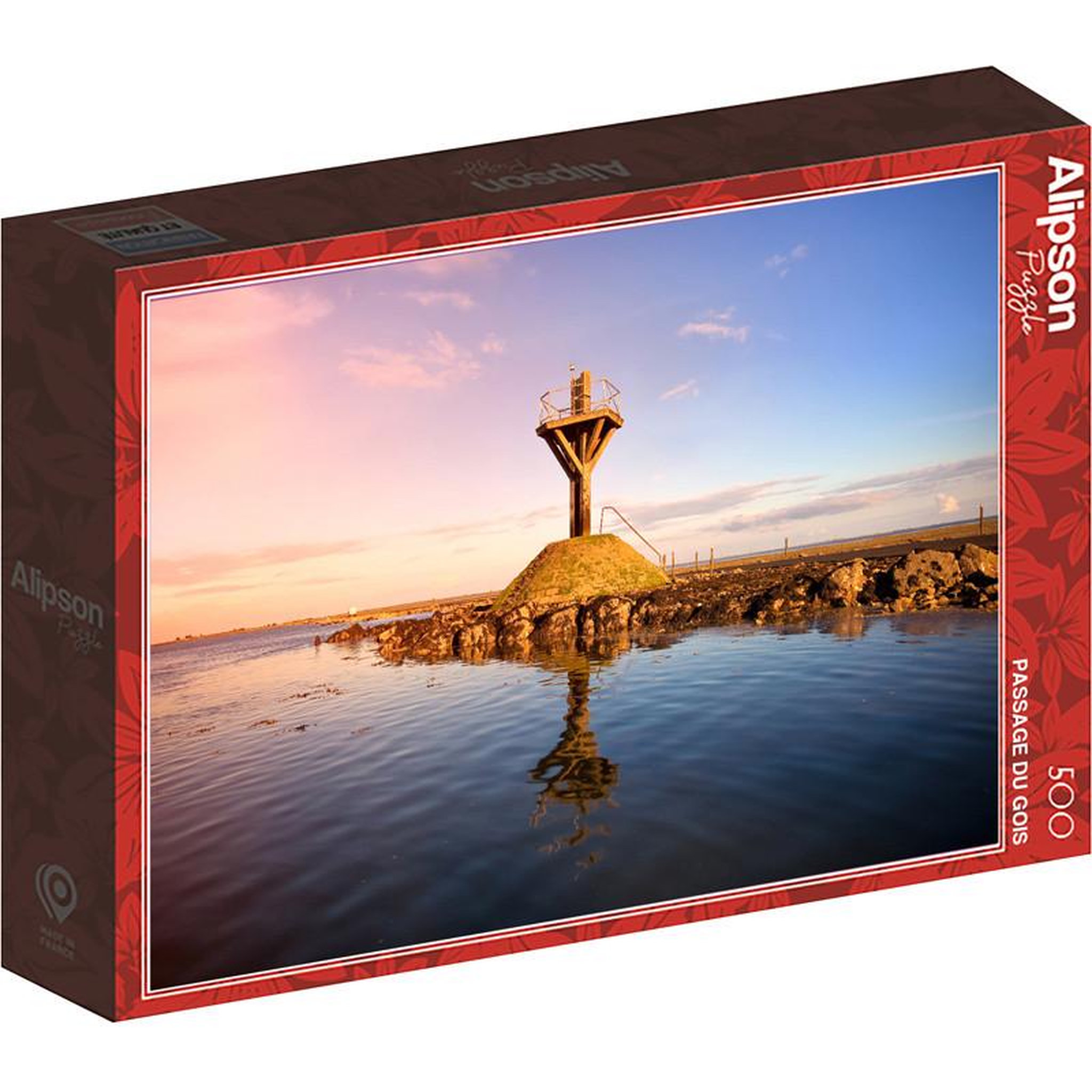 ALIZE Puzzle 500 pièces Passage du Gois paysage marin – Alizé