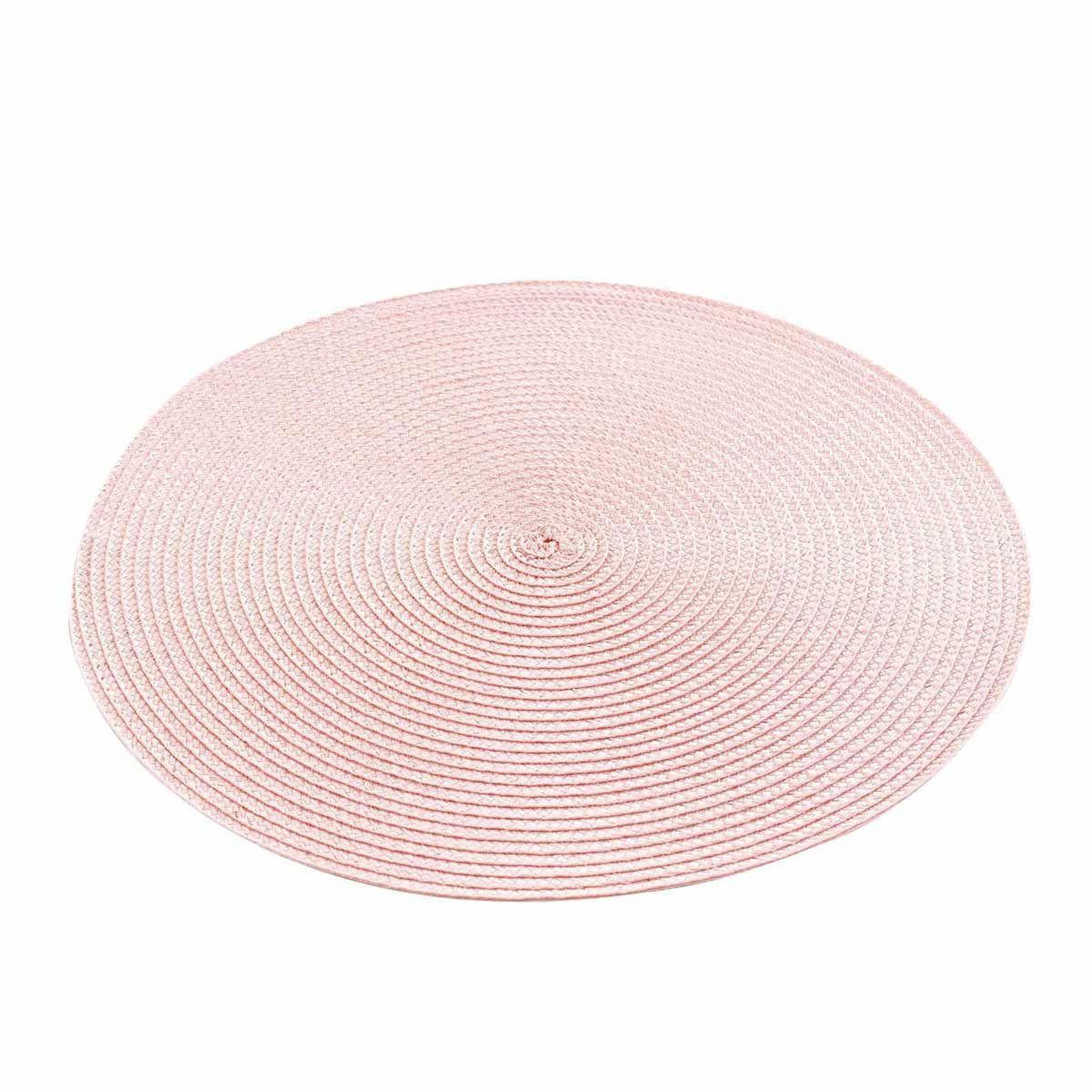 Voir la diapositive 1 : Douceur d'Intérieur Set de table uni  zebulon  35cm rose dragée