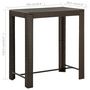 Voir la diapositive 6 : VIDAXL Meuble de bar de jardin 5 pcs et coussins Resine tressee Marron