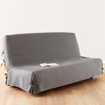 ATMOSPHERA Housse de Clic-Clac  Tissu  140x200cm Gris Clair