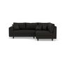 Voir la diapositive 3 : LISA DESIGN Rune - canapé d'angle droit 4 places en simili