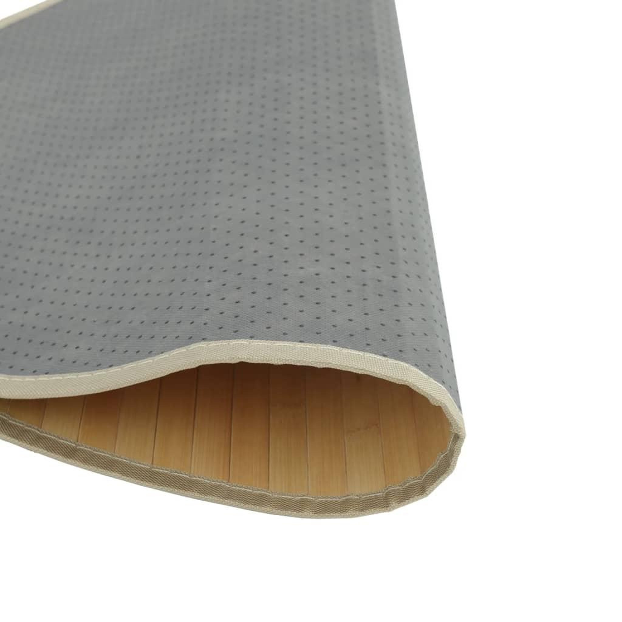 Voir la diapositive 5 : VIDAXL Tapis rond naturel clair 80 cm bambou