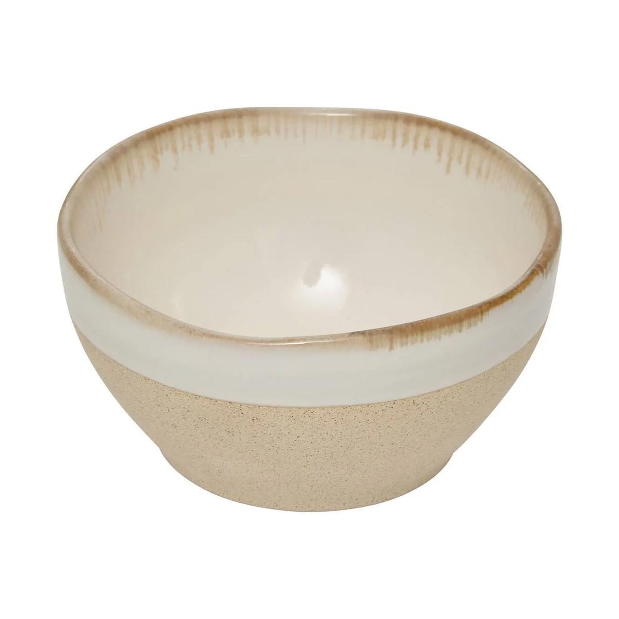 Voir la diapositive 2 : SECRET DE GOURMET Lot de 6 coupelles en faïence  kate  30cl blanc