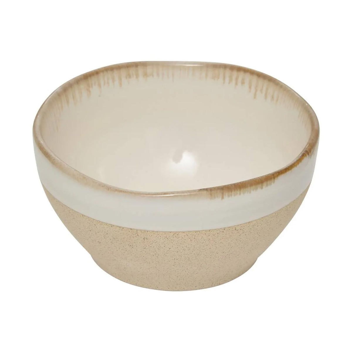 SECRET DE GOURMET Lot de 6 Coupelles en Faïence  Kate  30cl Blanc