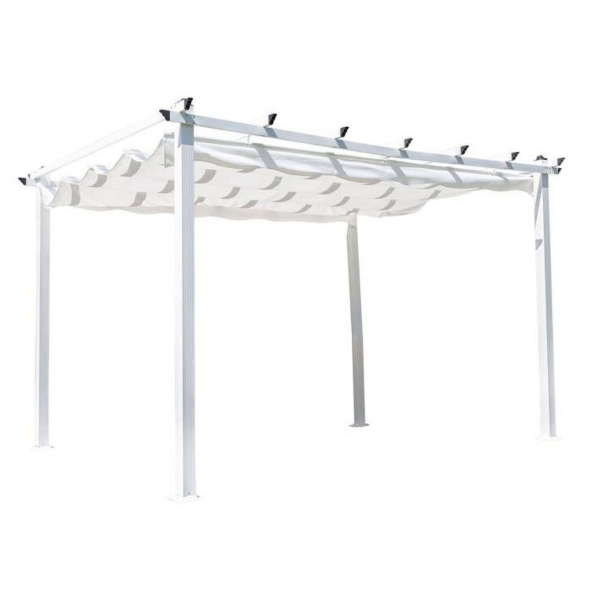 Paris Prix Pergola Avec Toit  Lazio  395cm Blanc