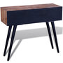 Voir la diapositive 4 : VIDAXL Table console avec 3 tiroirs Bois de teck recycle
