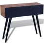 Voir la diapositive 4 : VIDAXL Table console avec 3 tiroirs Bois de teck recycle