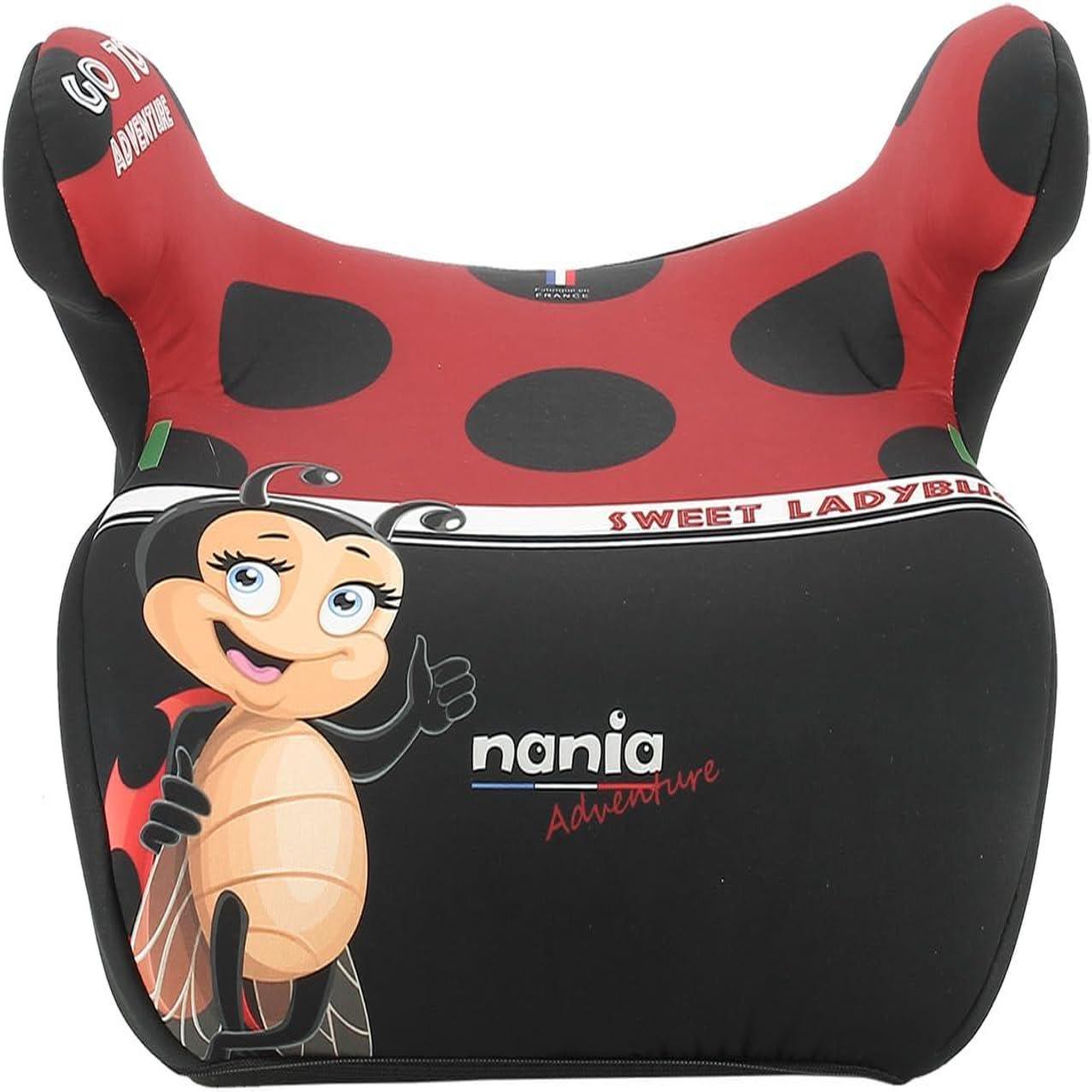 Voir la diapositive 4 : NANIA Alpha Réhausseur bas voiture enfant, 6-12 ans, 126-150 cm, Réhausseur Siège Auto, Compact et Léger (< 1 kg), Installation avec la Ceinture de Sécurité)
