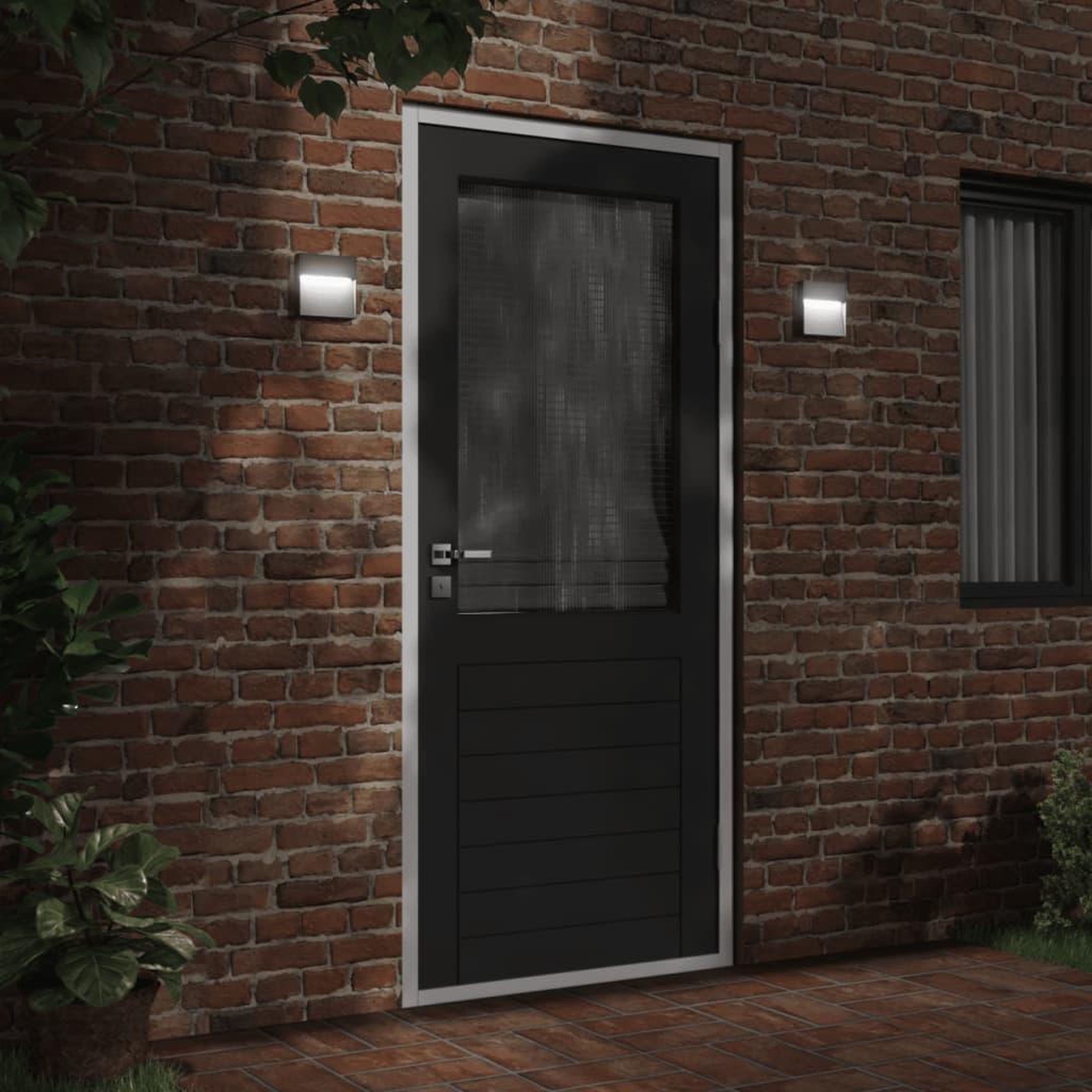 Voir la diapositive 3 : VIDAXL Applique murale LED d'exterieur aluminium moule sous pression