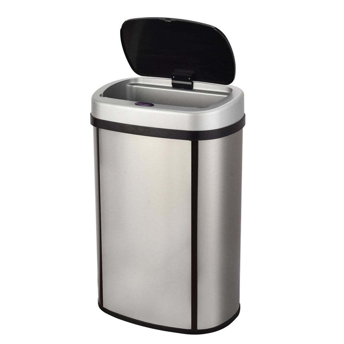 Kitchen move Poubelle automatique 58l inox - bat-58ls06a silvery