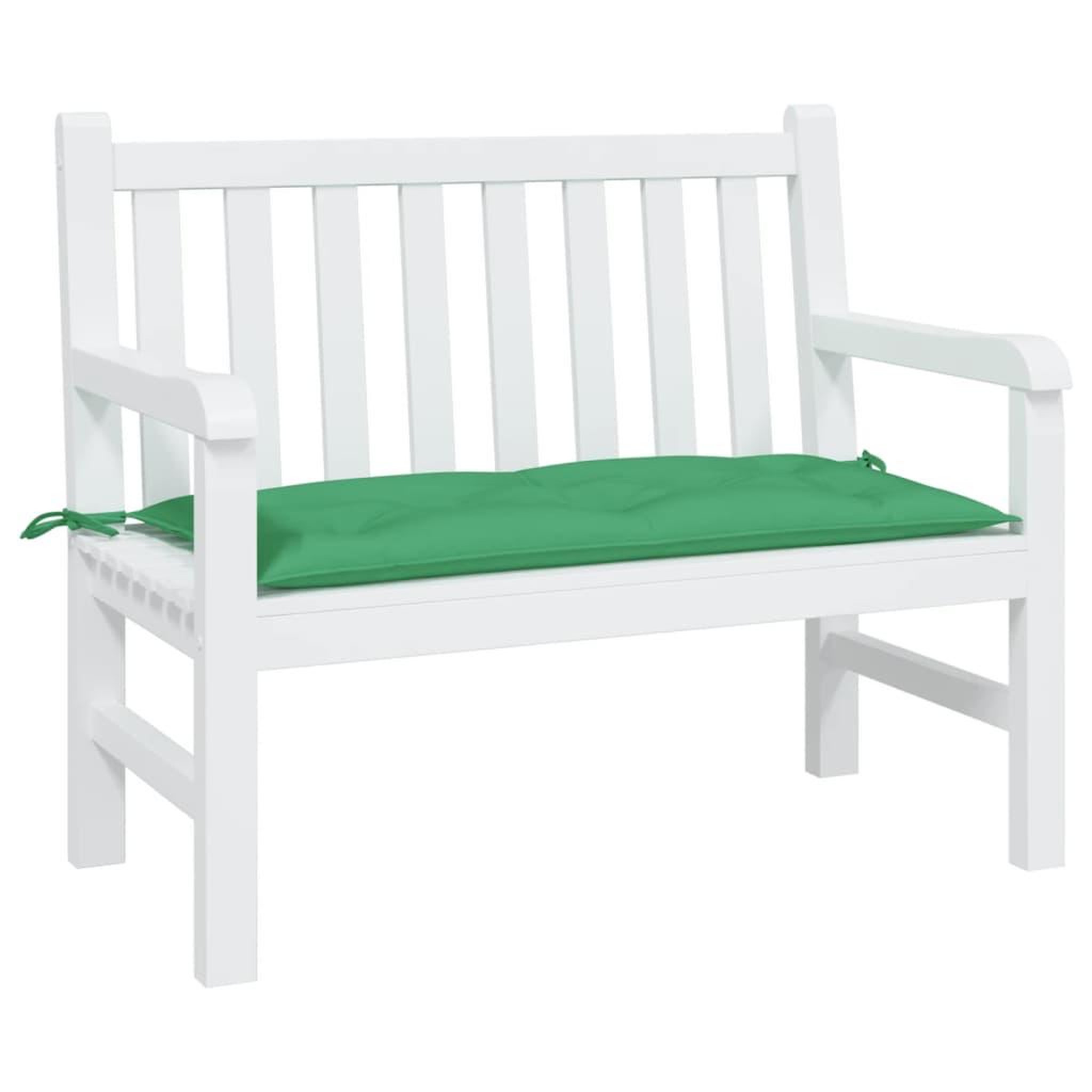 Voir la diapositive 3 : VIDAXL Coussin de banc de jardin vert 100x50x7 cm tissu oxford