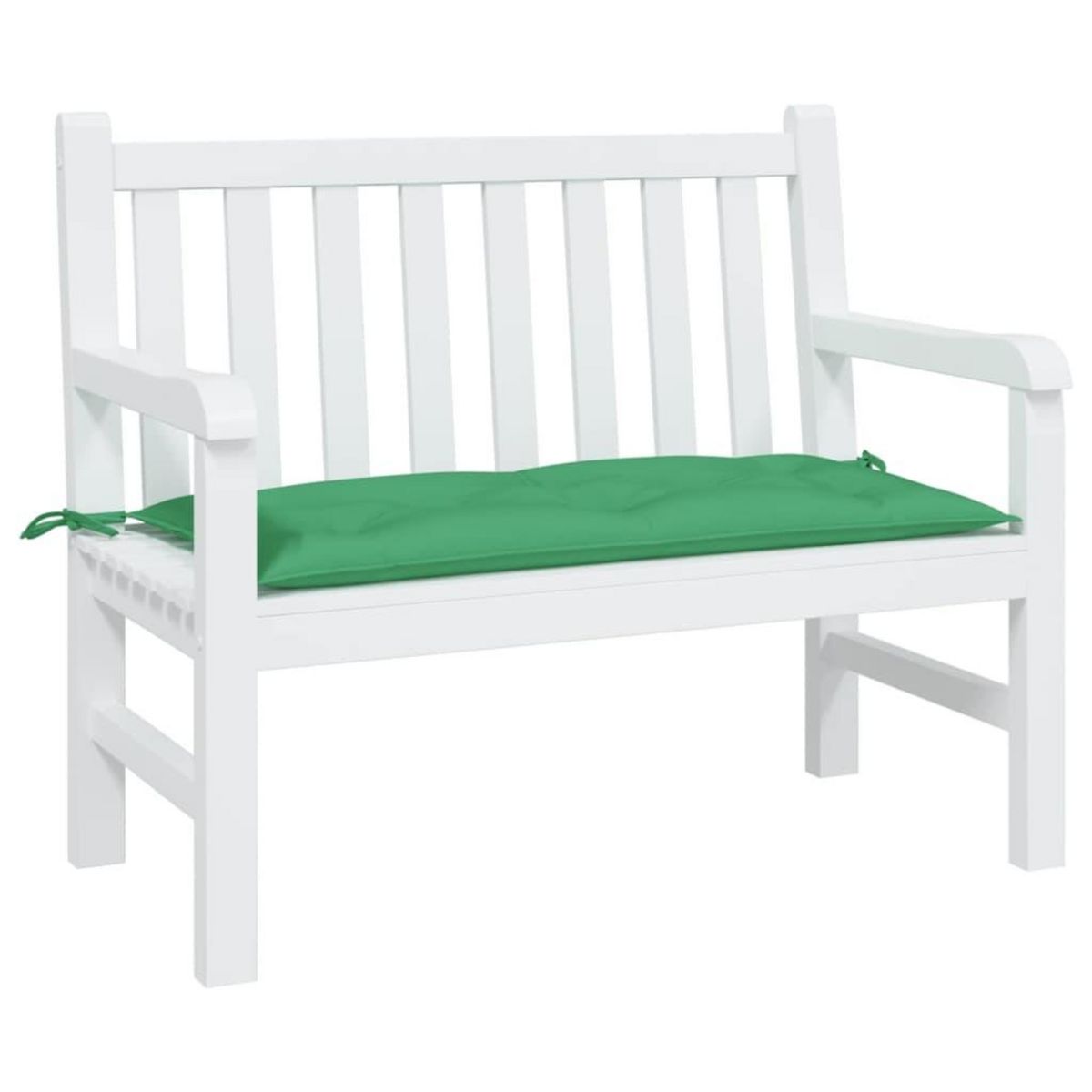 VIDAXL Coussin de banc de jardin vert 100x50x7 cm tissu oxford