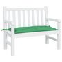 Voir la diapositive 3 : VIDAXL Coussin de banc de jardin vert 100x50x7 cm tissu oxford