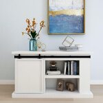 VIDAXL Kit mini de porte d'armoire coulissante Acier au carbone 122 cm