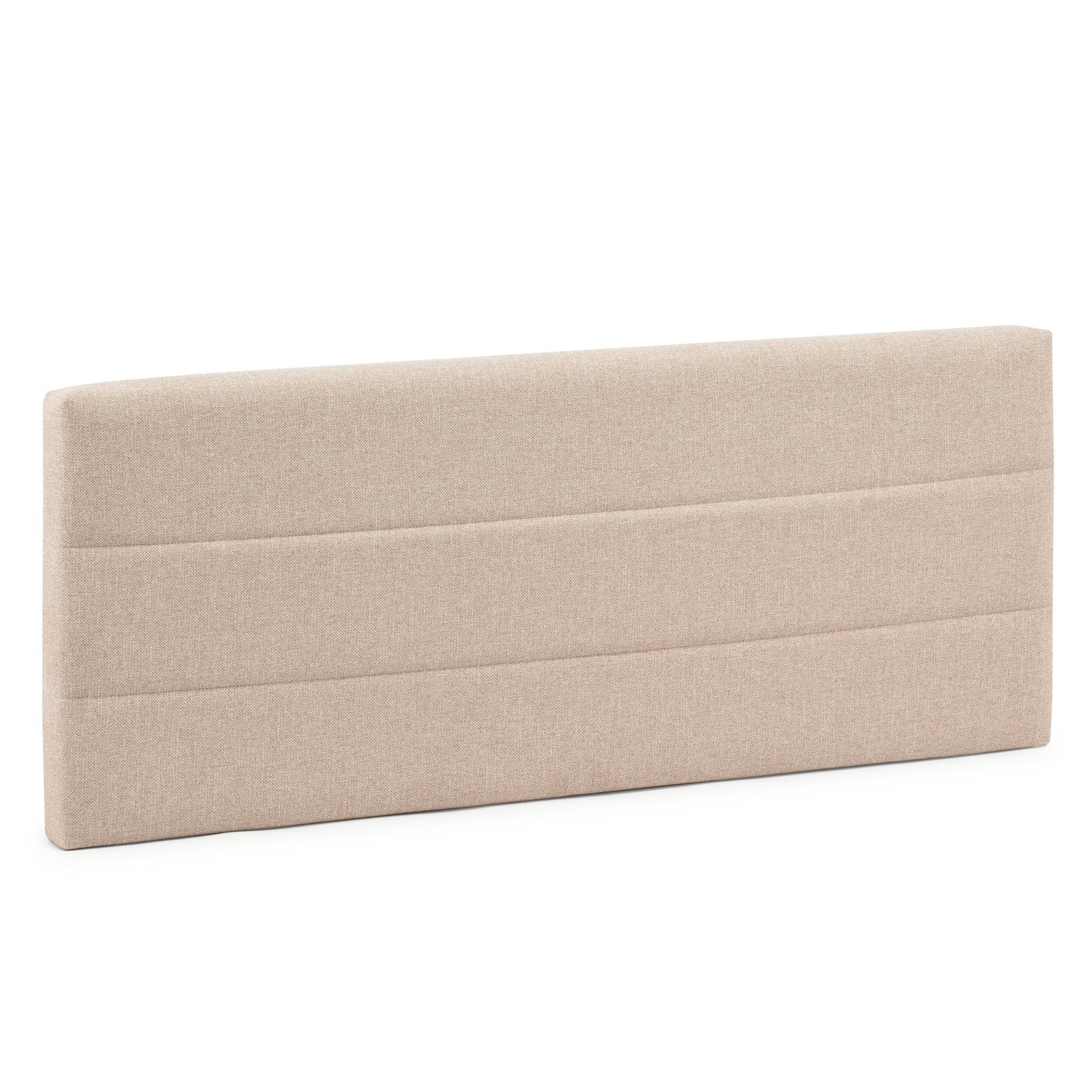 MARCKONFORT Tête de lit tapissée Miconos 150x60 cm Couleur Beige, 8 cm d'épaisseur