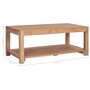 Voir la diapositive 5 : VIDAXL Table basse 100x50x40 cm bois de teck massif