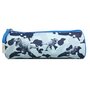 Bagtrotter BAGTROTTER Trousse scolaire ronde Phileas Bleue Dino
