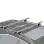 HOMCOM Barres de toit de voiture verrouillables 2 clés fournies dim. 123,5L x 5,5l x 7H cm aluminium noir