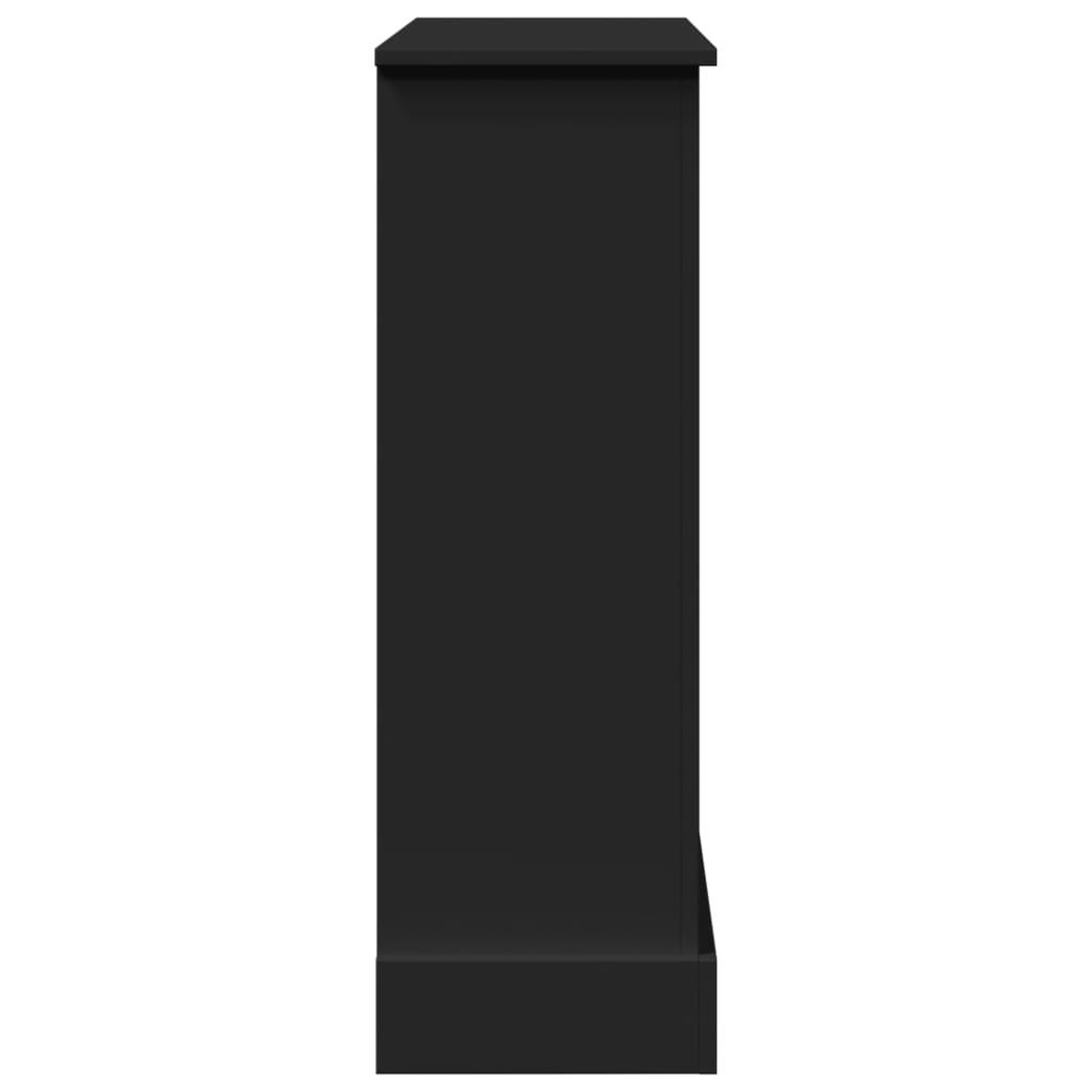Voir la diapositive 5 : VIDAXL Cadre de cheminee noir 90x30x90 cm bois d'ingenierie