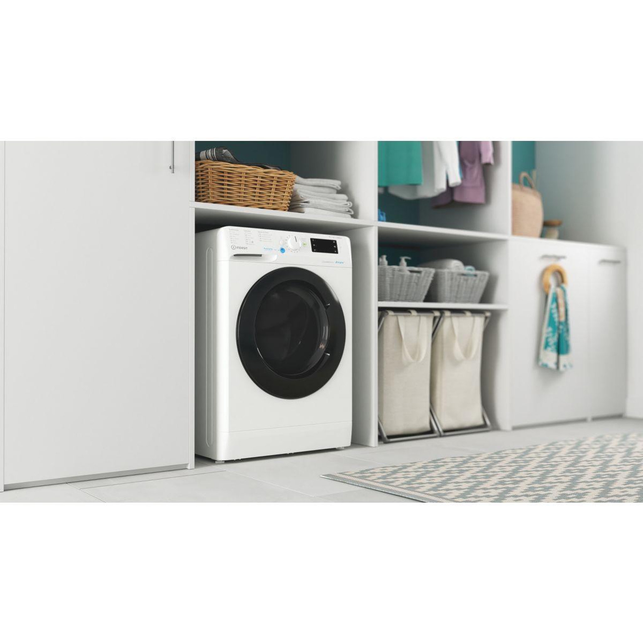 Voir la diapositive 4 : Indesit Lave linge séchant hublot BDE964359WBFR