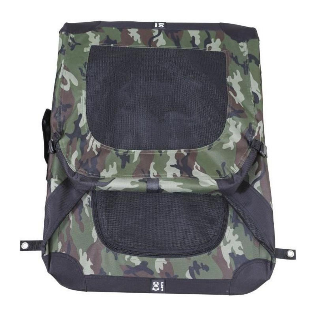 M PETS Caisse de transport - M PETS - COMFORT CRATE L - Camouflage - Pliable - Cadre métallique - Grilles d'aération