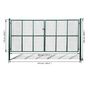 Voir la diapositive 4 : VIDAXL Portillon Maille 415 x 225 cm / 400 x 175 cm