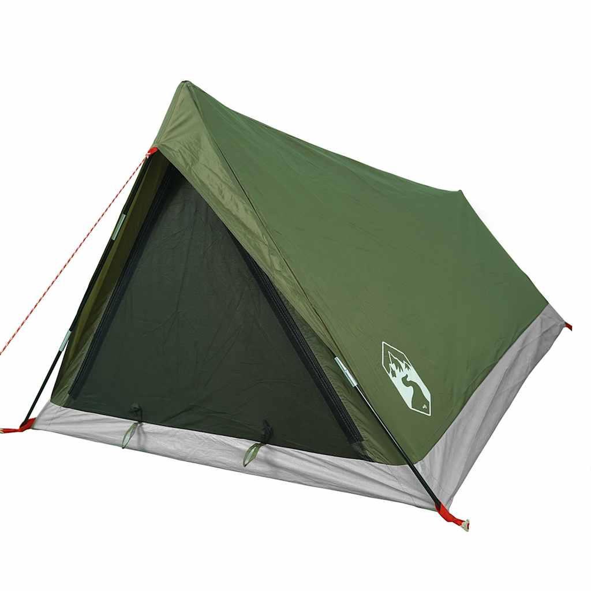 Voir la diapositive 5 : VIDAXL Tente de camping 2 personnes vert olive impermeable