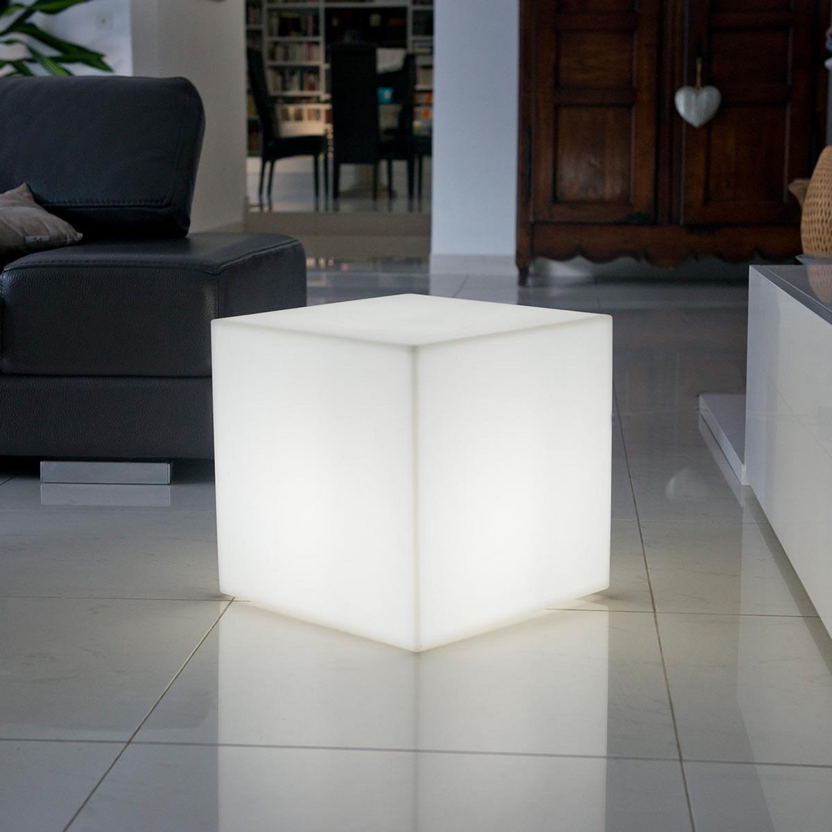 Lumisky Cube lumineux filaire CARRY Blanc Polypropylène 40CM