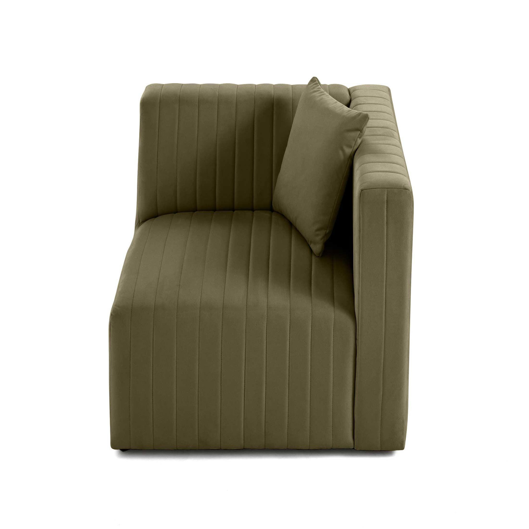 Voir la diapositive 6 : LISA DESIGN Nova - module d'assise droit - en velours
