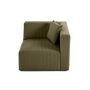 Voir la diapositive 6 : LISA DESIGN Nova - module d'assise droit - en velours