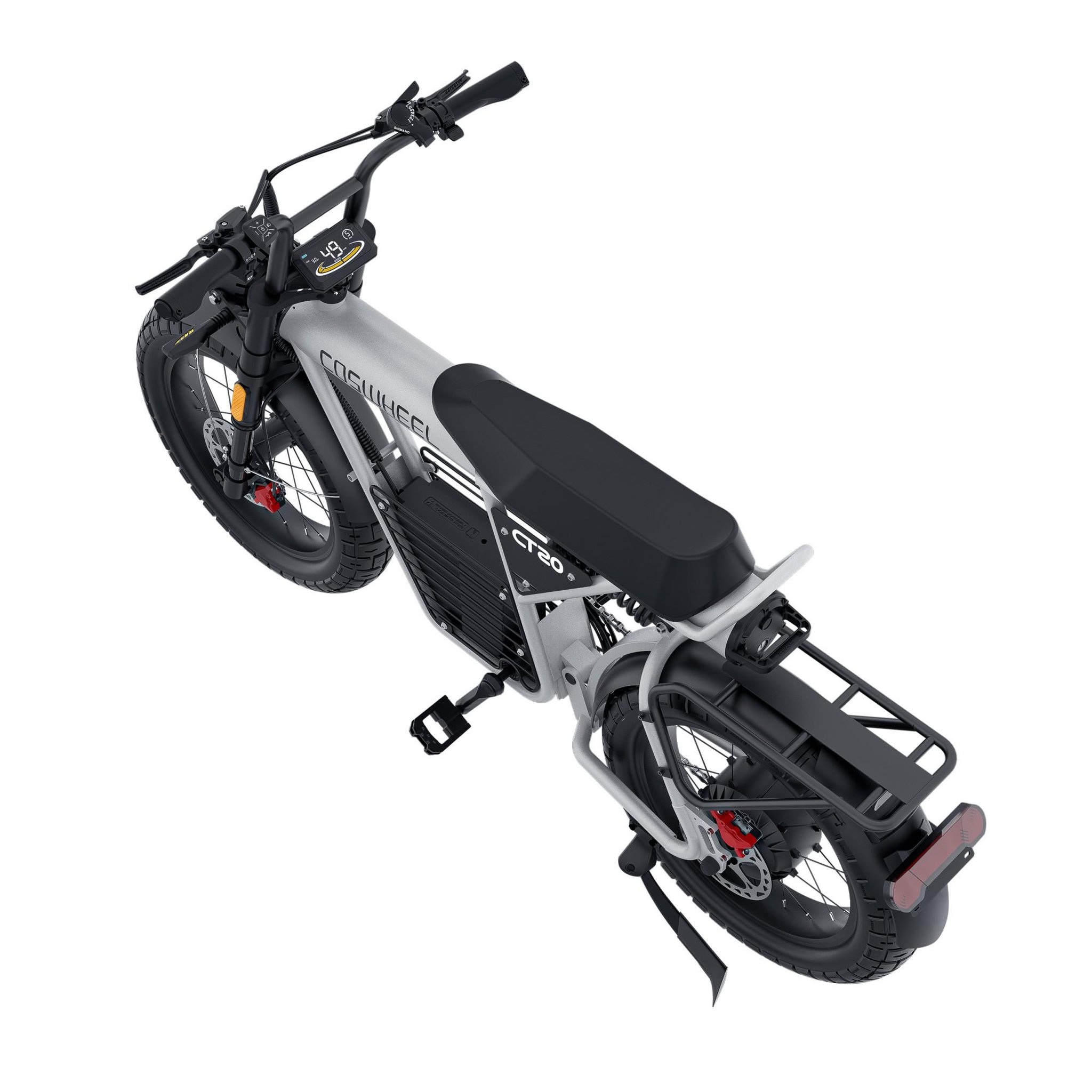 Voir la diapositive 4 : COSWHEEL Vélo électrique coswheel ct20, 48 v 25 ah, grande autonomie, gris