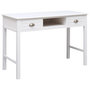 Voir la diapositive 1 : VIDAXL Bureau Blanc 110 x 45 x 76 cm Bois